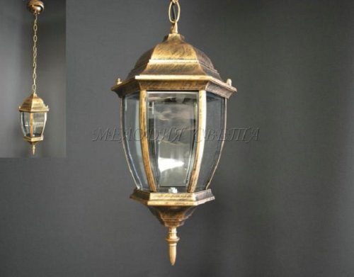 Светильник садово-парковый Мелодия Света C-02-M BG Е27 220В IP44 Золото картинка 